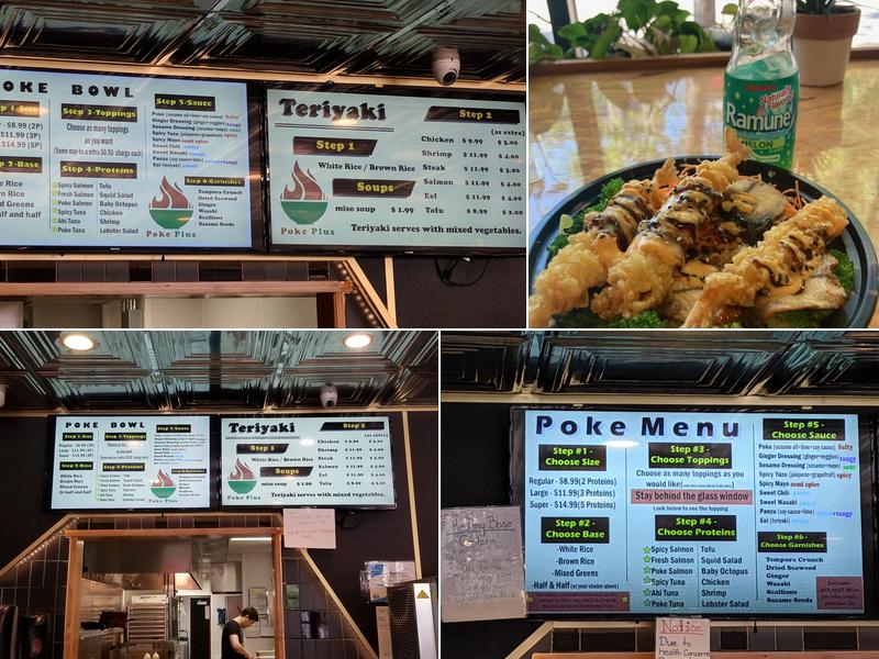 Poke Plus Madison Menu