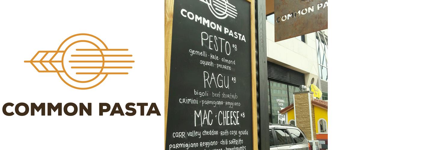 Common Pasta Menu
