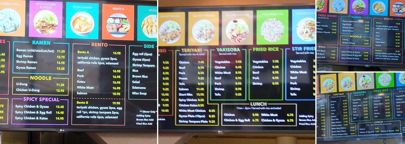 5 Corners Teriyaki Menu