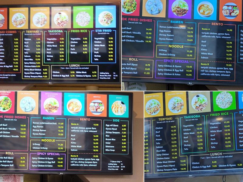 5 Corners Teriyaki Menu