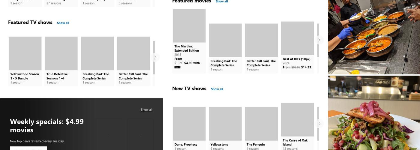 Microsoft Cafe 86 Menu