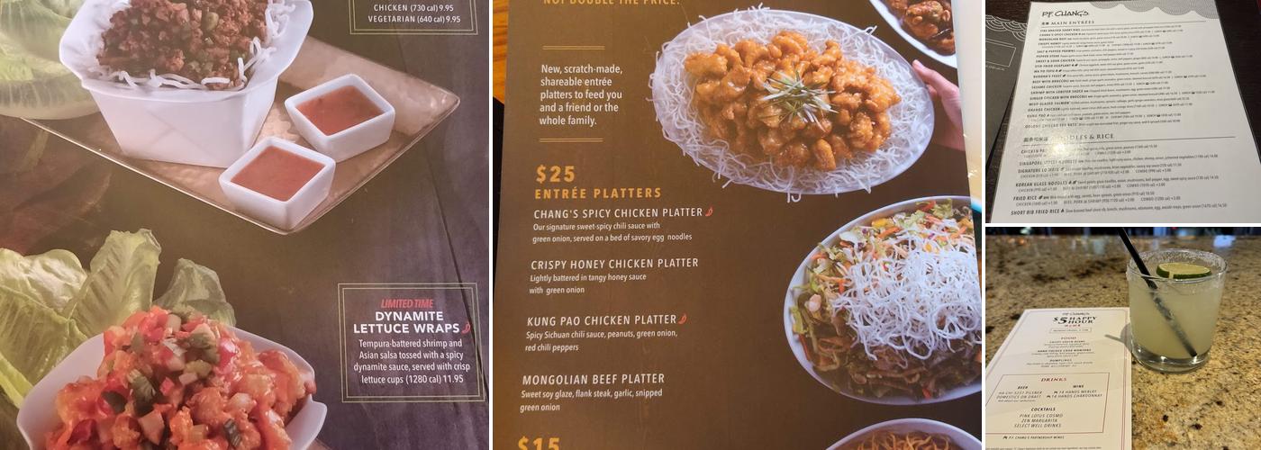 P.F. Chang's Menu