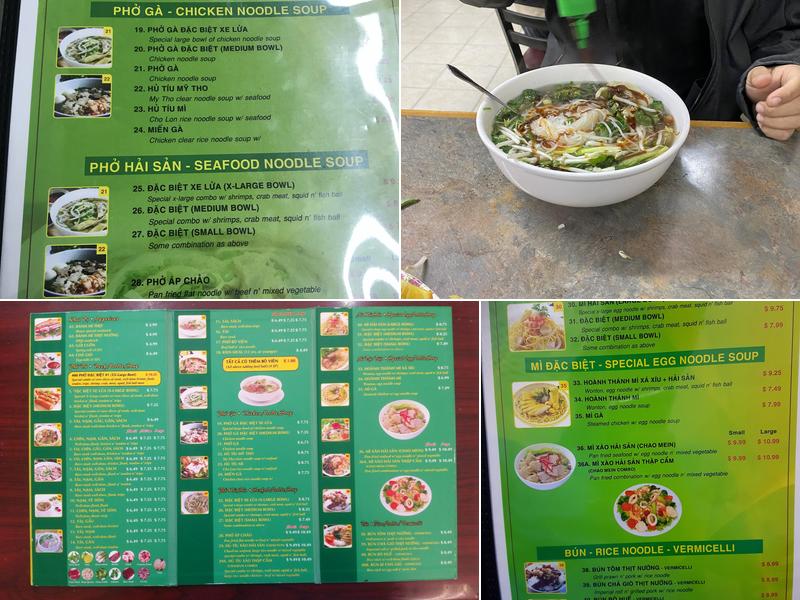 Phở #1 Menu