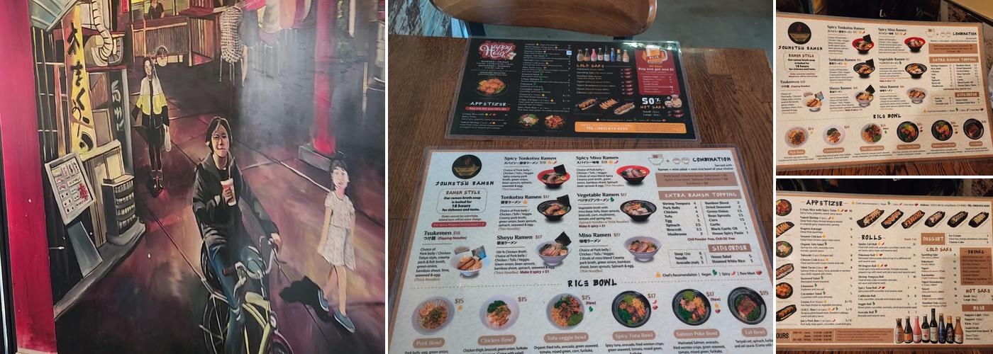 Jounetsu ramen Menu