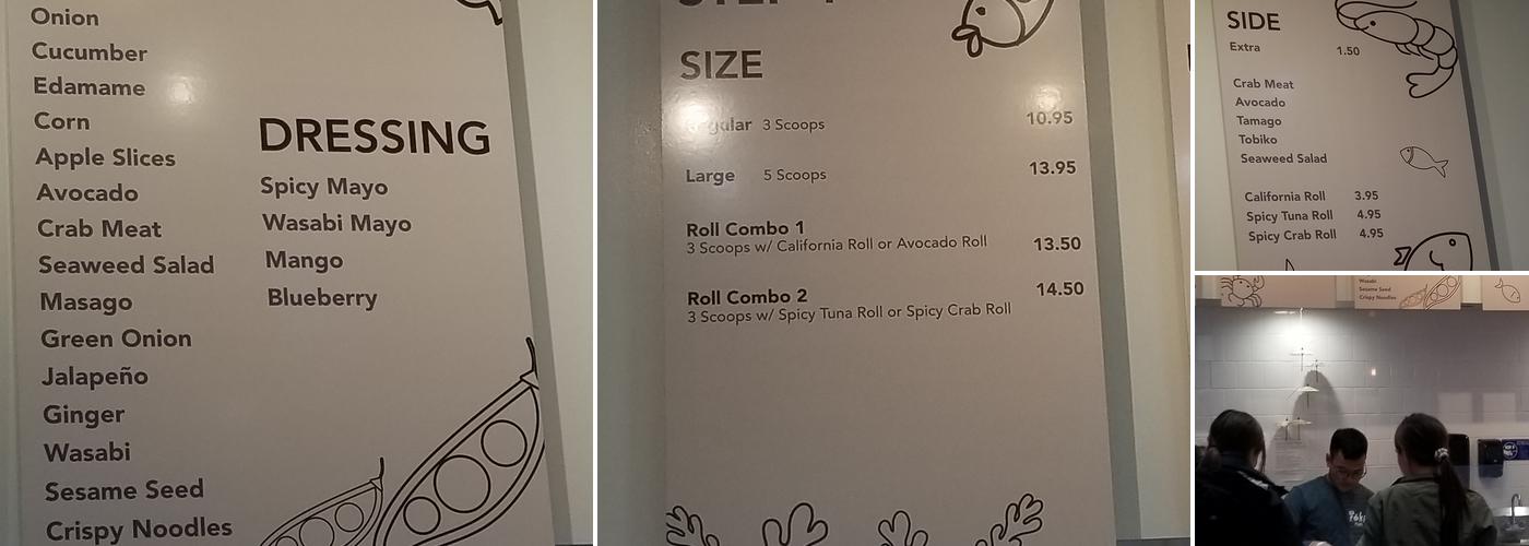 Poki Run Fremont Menu