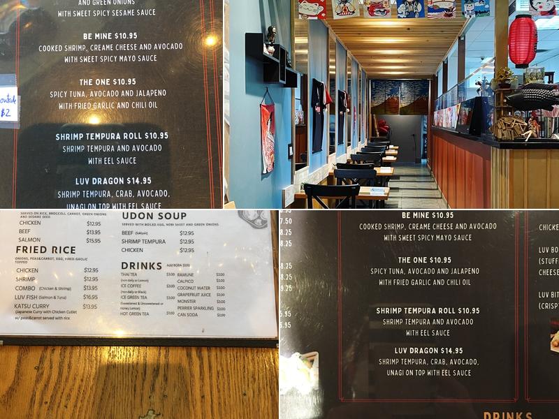 LUV FISH POKE’ BOWLS Menu