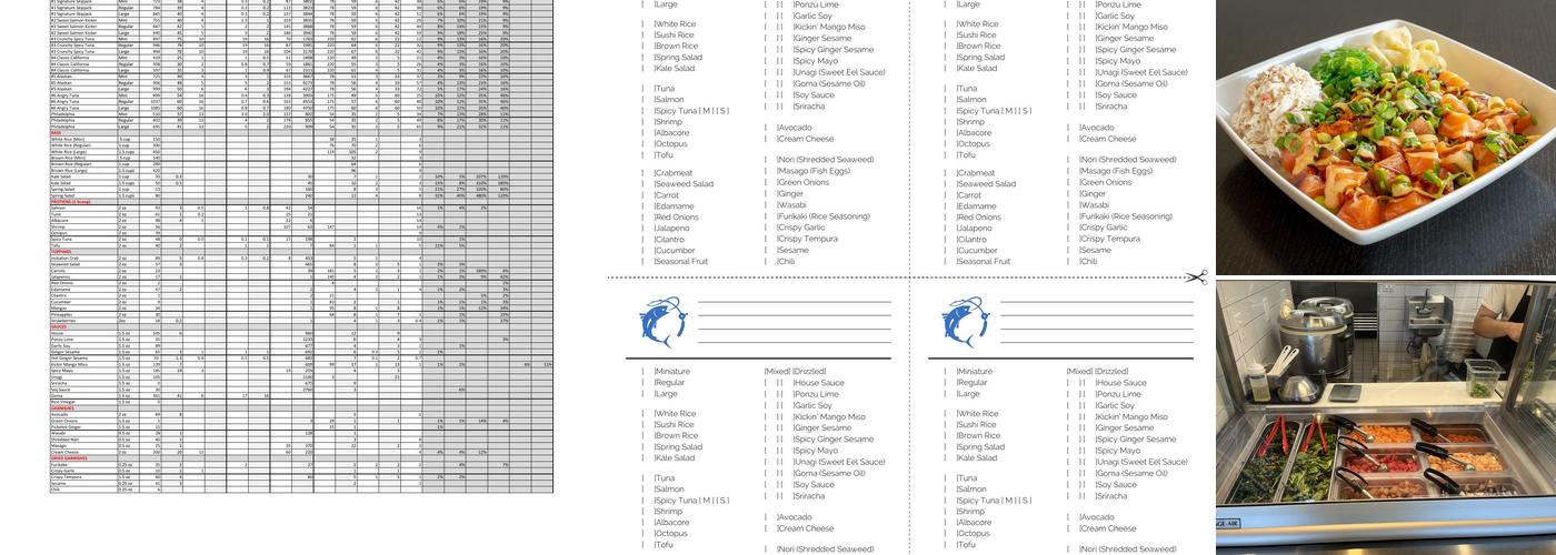 Skipjack Poke Co. Menu