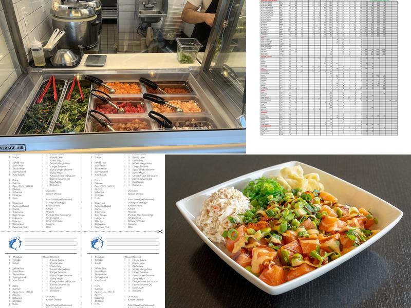 Skipjack Poke Co. Menu