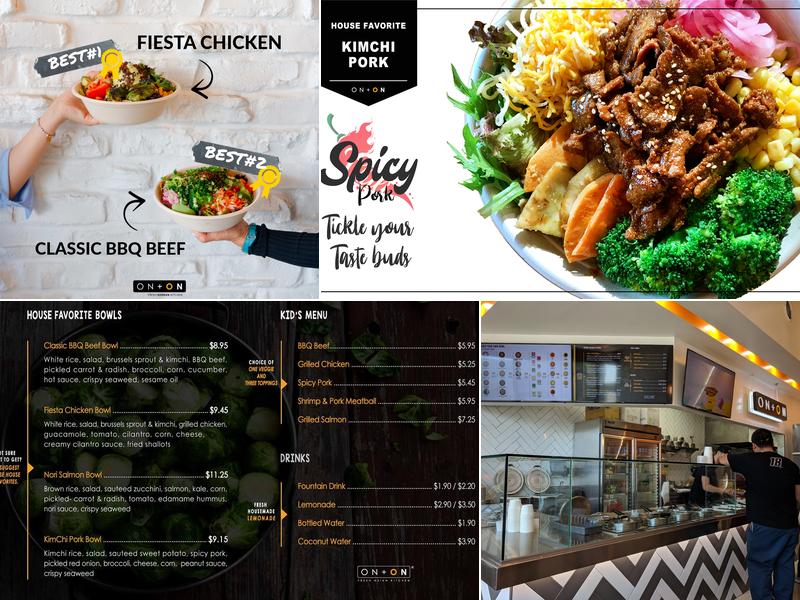 ON+ON - Fresh Korean Kitchen Menu