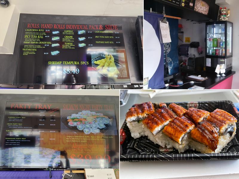 Tsurukame Sushi on Garfield Menu