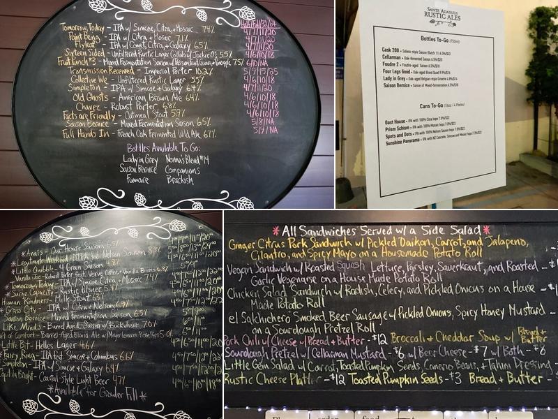 Sante Adairius • Santa Cruz Portal Menu