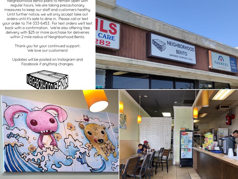 Neighborhood Bento 10488 Valley View St Ste 5, Buena Park