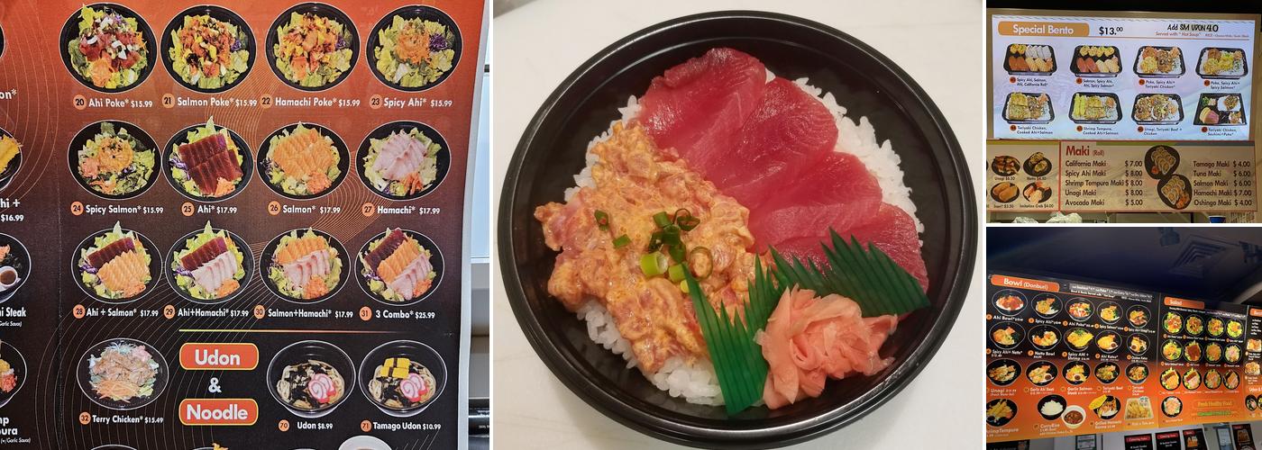 Poke & Bento Ya Menu