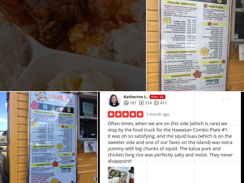 Laverne's Lunch Wagon & Catering Menu