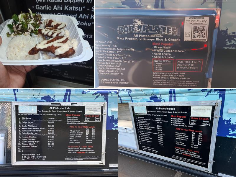 808 Plates Maui Menu