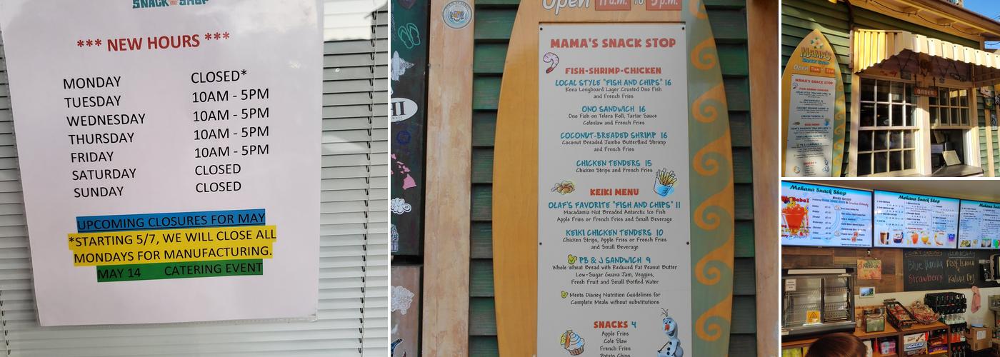 Rajah Dat Snack Shop II @ Mehana Menu