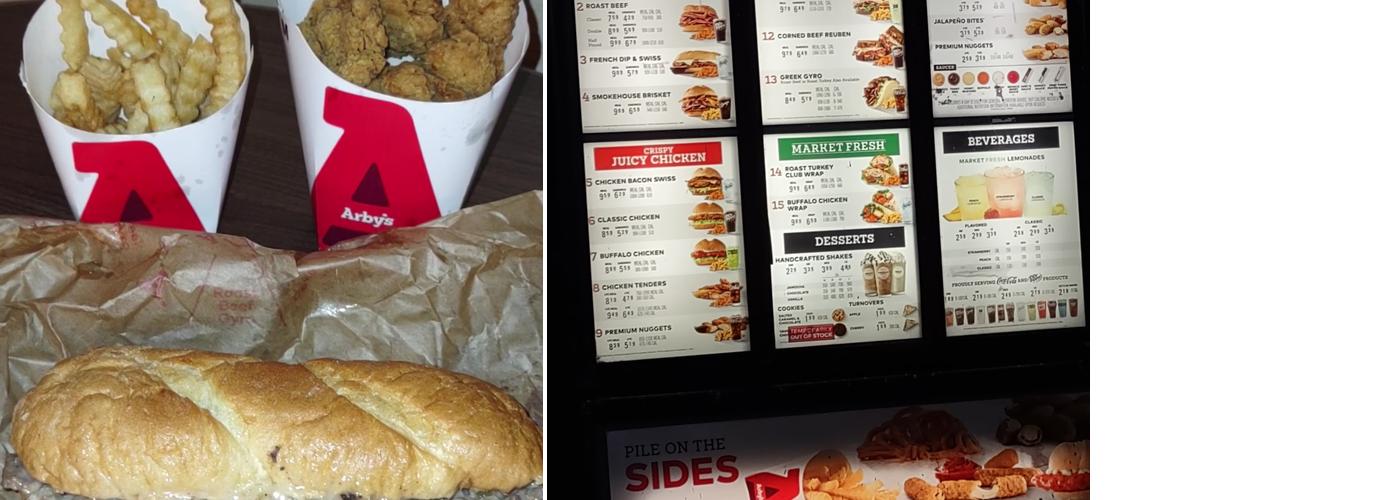 Arby's Menu
