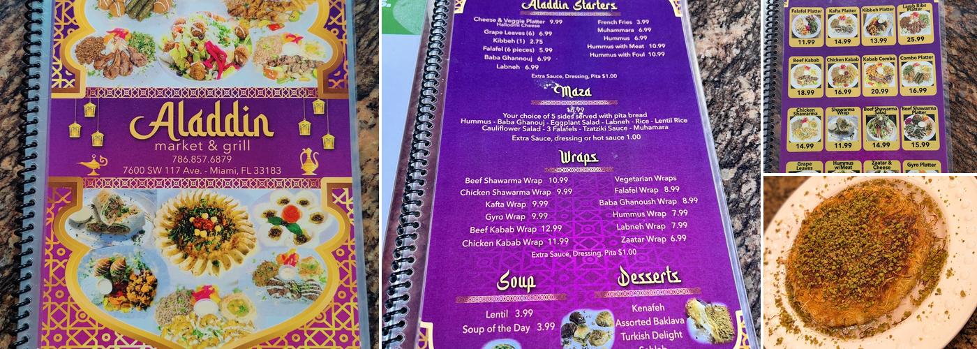 ALADDIN MARKET & GRILL Menu