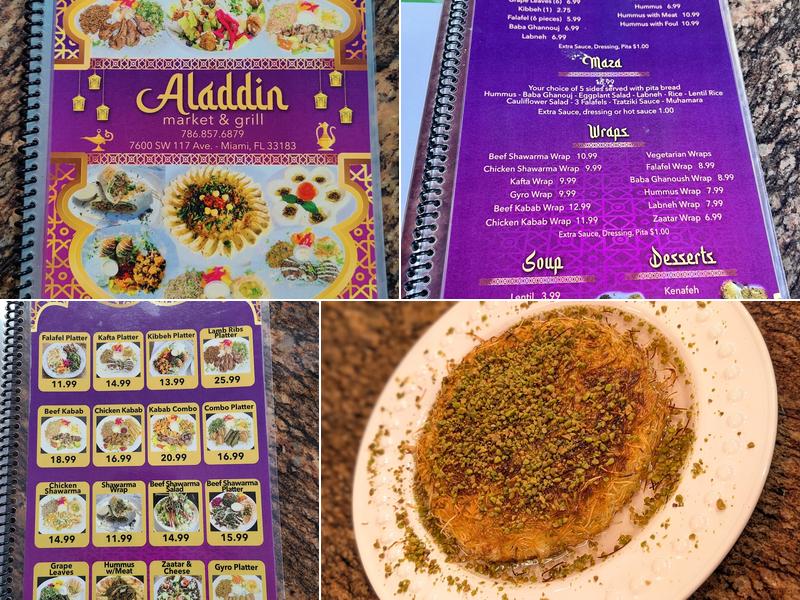 ALADDIN MARKET & GRILL Menu