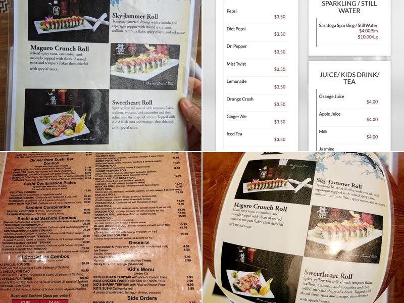 Thai Sushi By KJ Menu