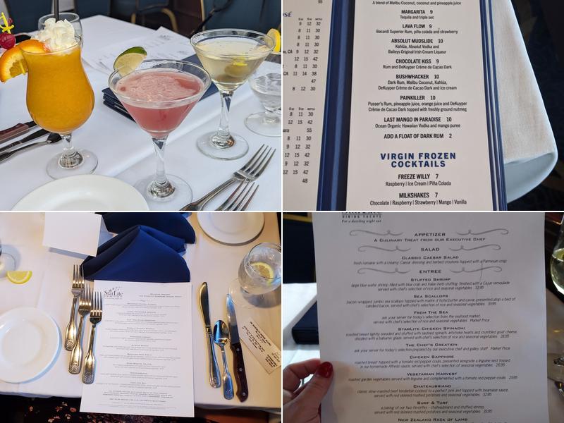 StarLite Sapphire Menu