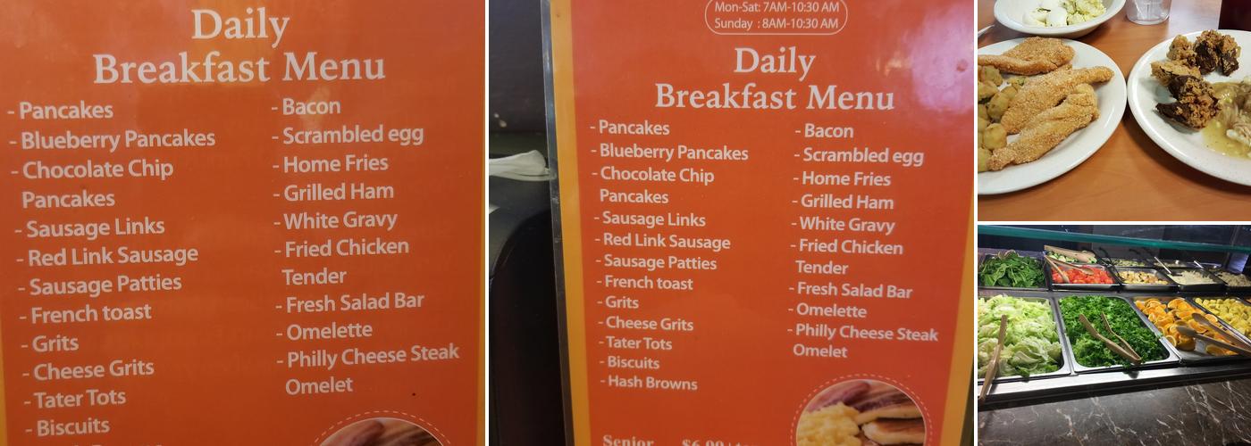 Sweet Baby Jane's Menu