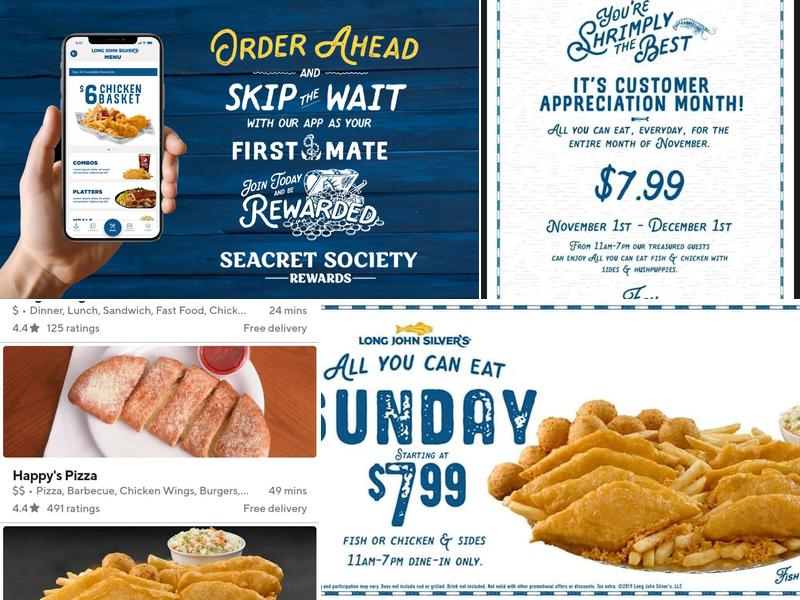 Long John Silver's Menu