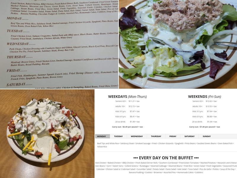 Fried Tomato Buffet Menu