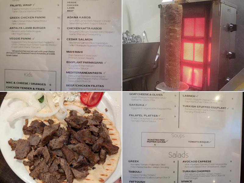 Vivace Mediterranean Cuisine Menu