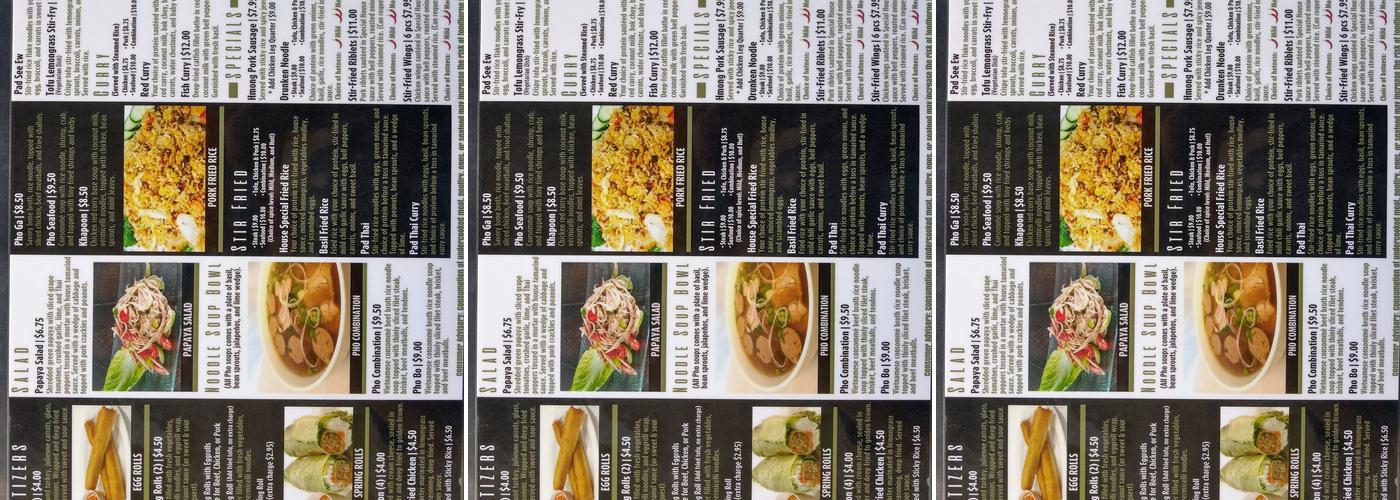 Happy Donuts Menu