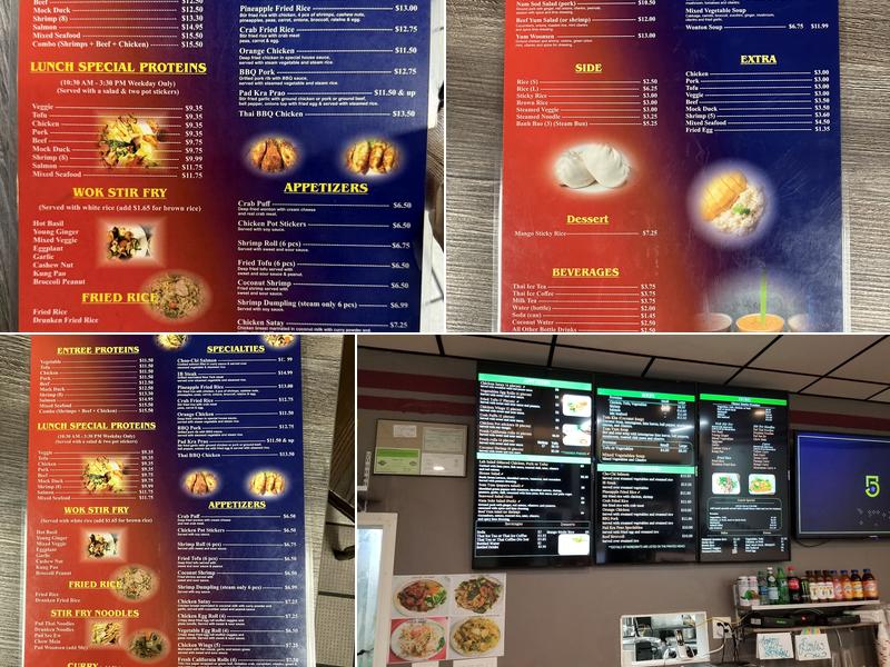 IB Thai Menu