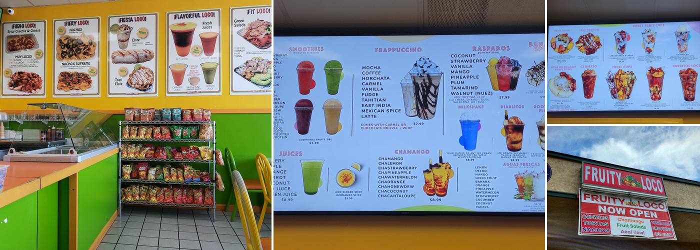 Fruity Loco Menu