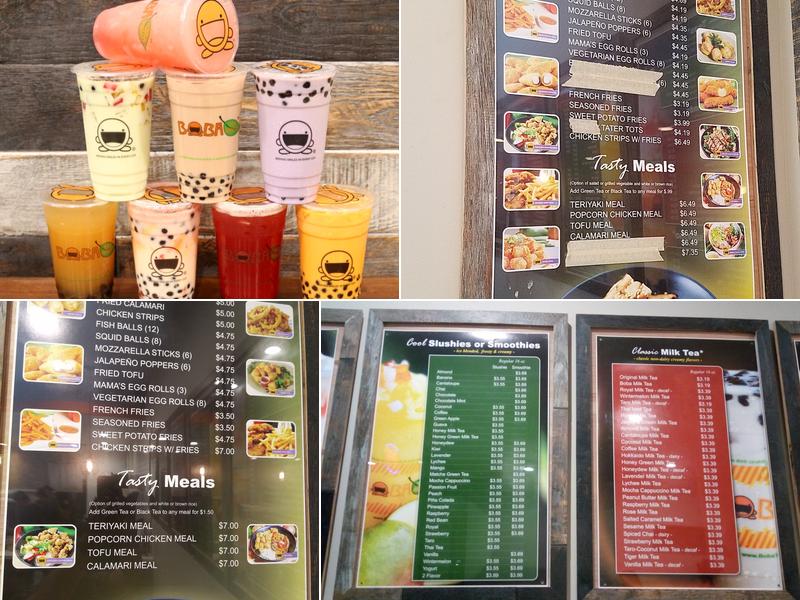Boba Tea House Menu