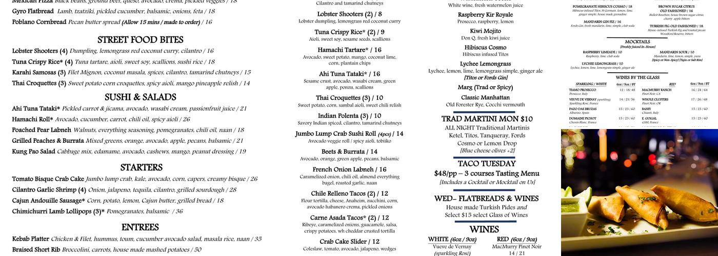 Ambli Global - DTC Menu