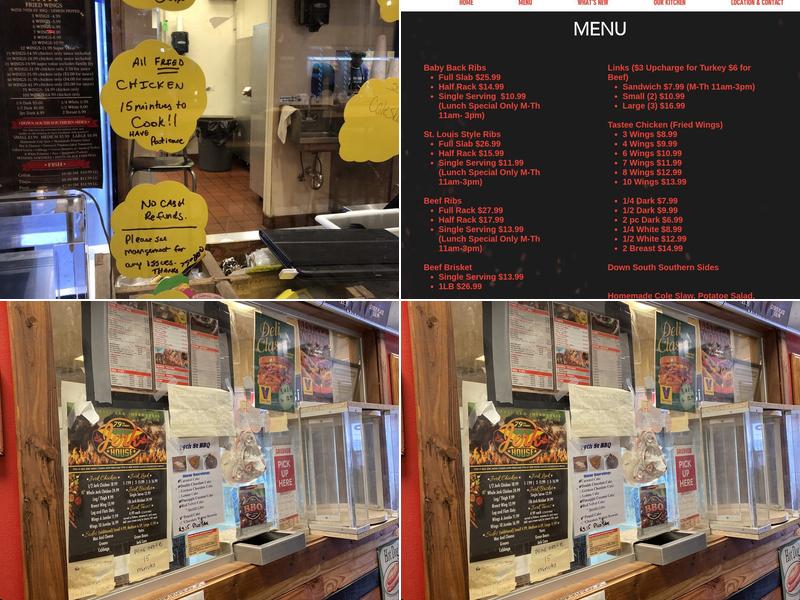 79th Street Barbecue Menu
