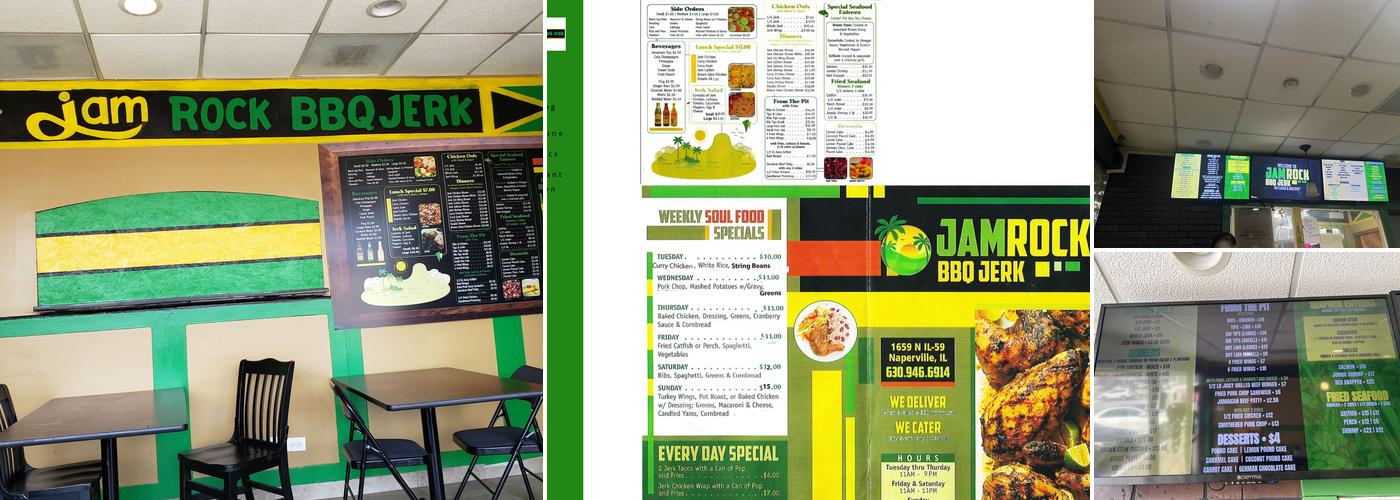 Jam Rock BBQ Jerk Menu