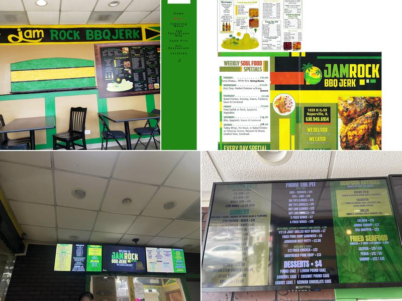 Jam Rock BBQ Jerk Menu