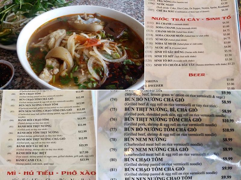 Viet Garden Menu