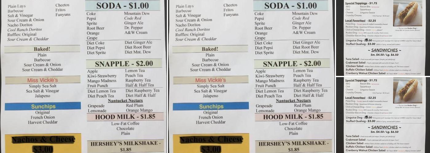 Gary's Best Menu