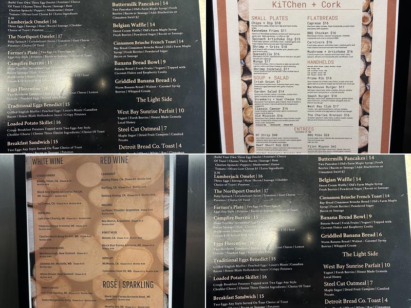 Warehouse KiTChen + Cork Menu