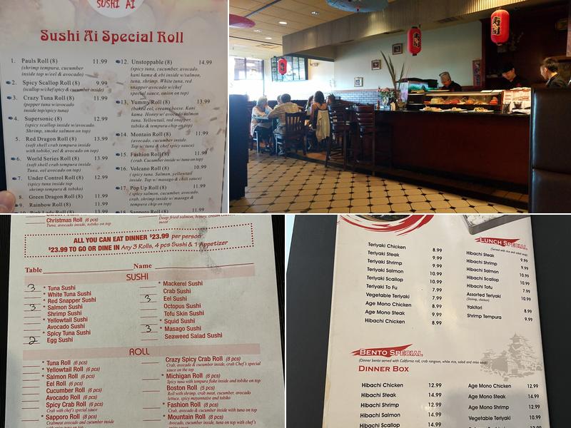 Sushi Ai Menu