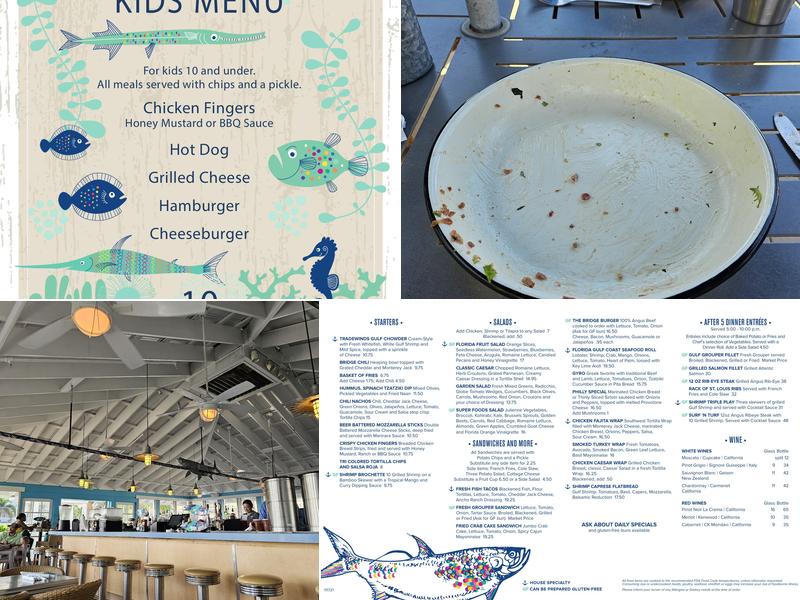 Flying Bridge Bar & Grill Menu