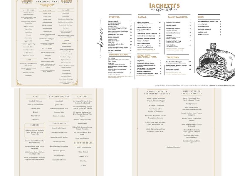 Iachetti’s Kitchen Menu