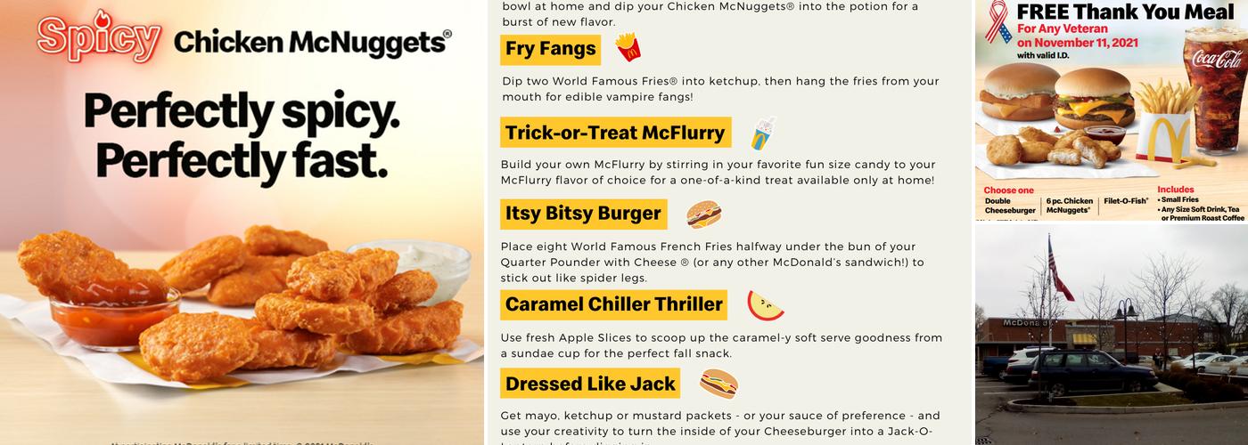 McDonald's Menu