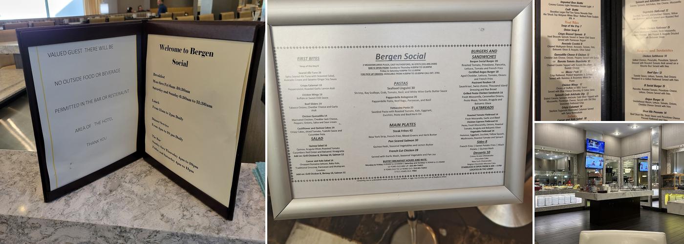 Bergen Social Menu