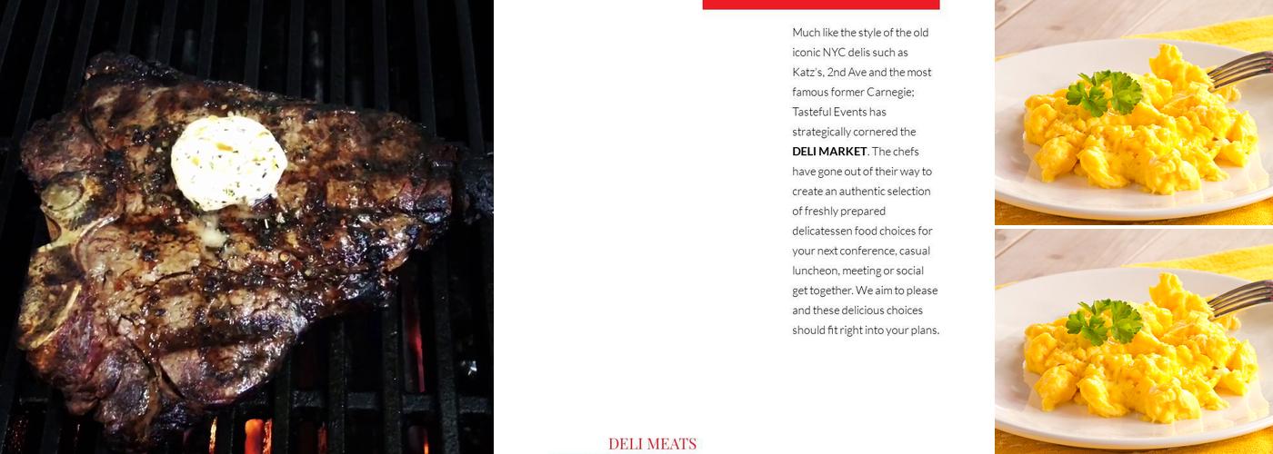 Tasteful Events Catering Menu