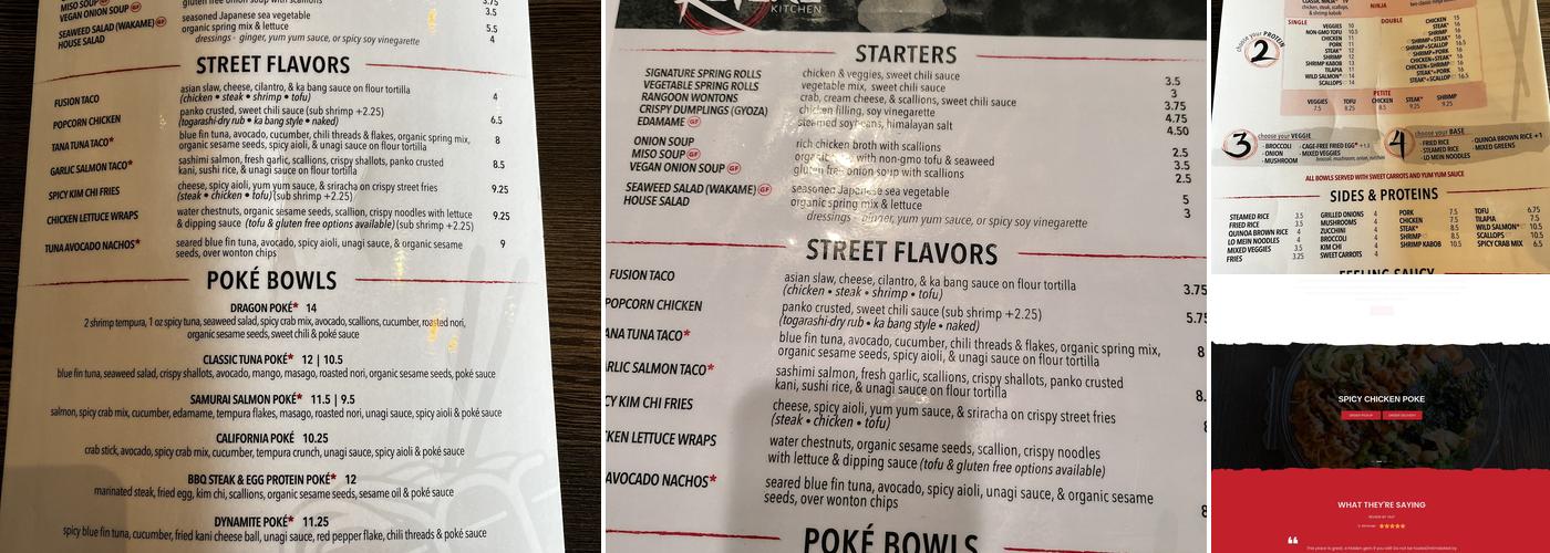 Katana Kitchen Menu