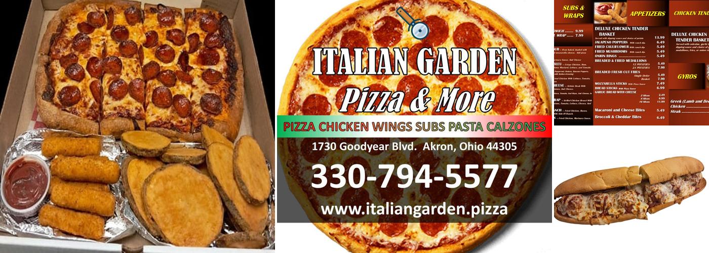 Italian Garden - Pizza and More Menu