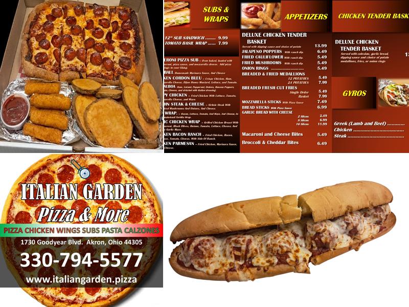 Italian Garden - Pizza and More Menu