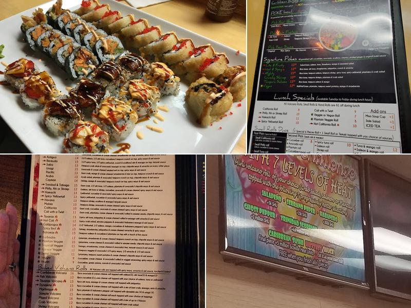 Caribbean Sushi Menu